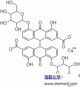 CAS # 52730-37-7, Sennoside B calcium salt, (R*,R*)-5,5-Bis(