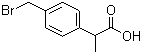 CAS # 111128-12-2, 2-(4-Bromomethyl)phenylpropionic acid
