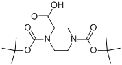 CAS 181955-79-3, 1,4-BIS(N-BOC)PIPERAZINE-2-CARBOXYLIC ACID