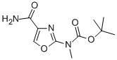 CAS 182120-97-4, TERT-BUTYL (4-CARBAMOYLOXAZOL-2-YL)METHYLCA 