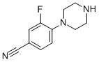 CAS 182181-38-0, 3-Fluoro-4-piperazinylbenzenecarbonitrile 