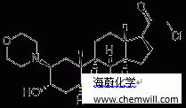 CAS 187652-71-7, (2B,3A,5A)-21-CHLORO-3-HYDROXY-2-(4-MORPHOL
