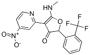 CAS 187592-21-8, 3(2H)-Furanone,  5-(methylamino)-4-(4-nitro 